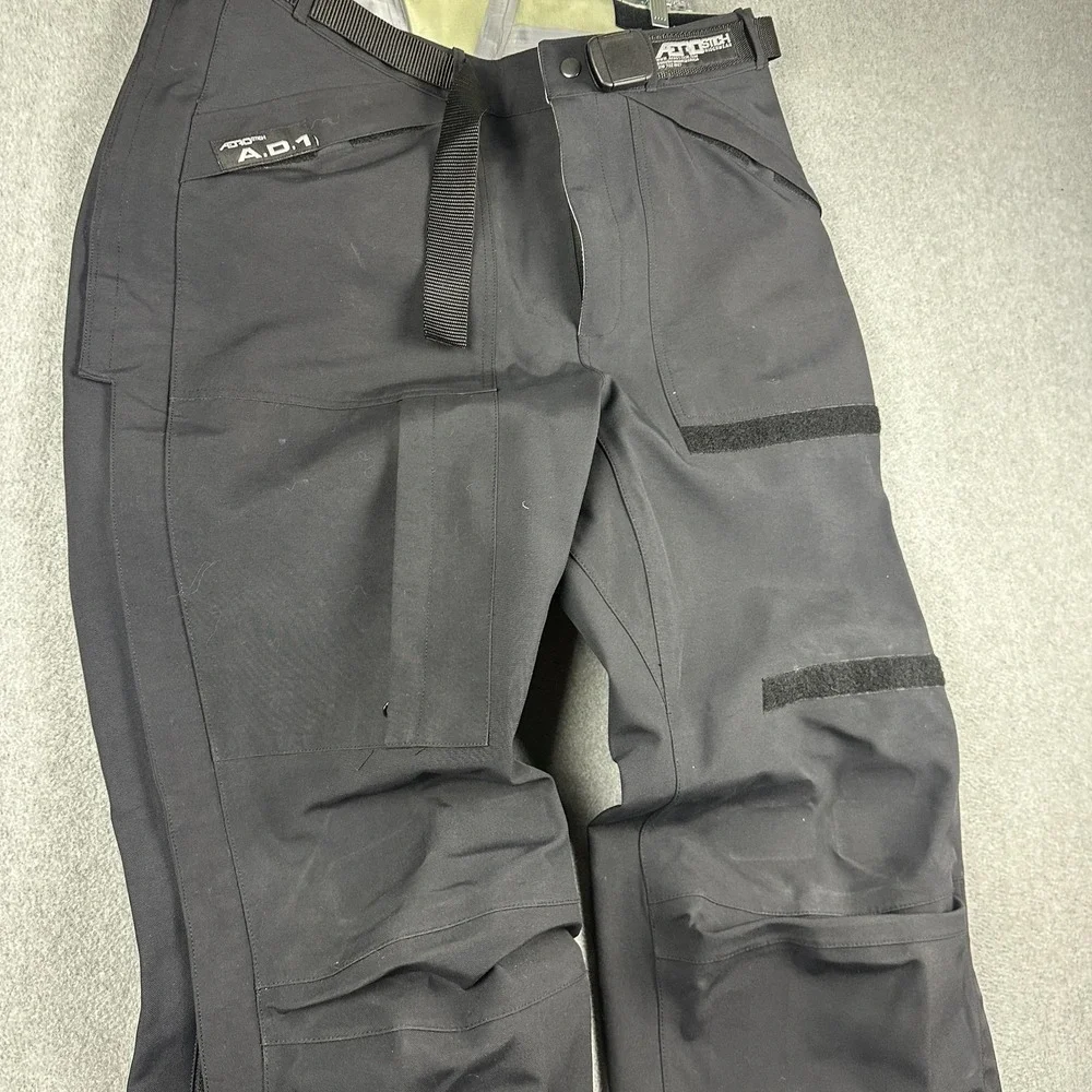 Aerostich AD-1 Pants Mens 36x34 Black Gore-Tex Motorcycle Cargo Waterproof Biker - Picture 8 of 14